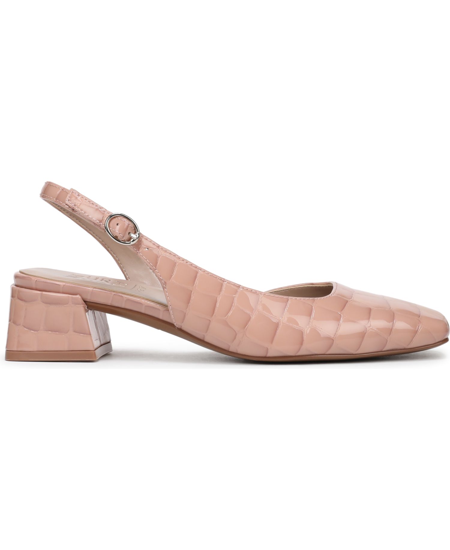 Women's Jayla Mid-Heel Square Toe Slingback Pumps
