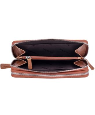 Fifth Avenue RFID Secure Double Zipper Wallet