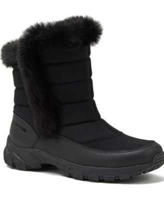 Women's Expedition Faux Fur Waterproof Puffer Snow Boots