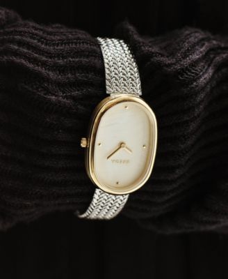 Women's Jane Tethered Silver Mesh Bracelet Watch, 23mm