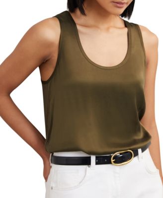 Women's Silk-Front Cami Top