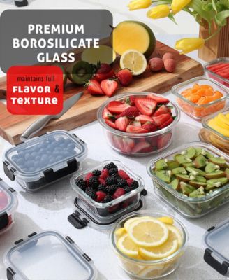 Borosilicate 16-Pc. Food Storage Containers Set