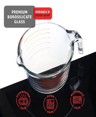 Borosilicate 3-Pc. Liquid Measuring Cup Set
