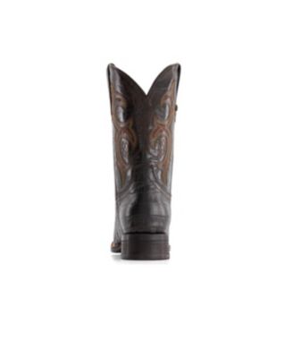 Men's Croco Embossed Leather Cowboy Boots