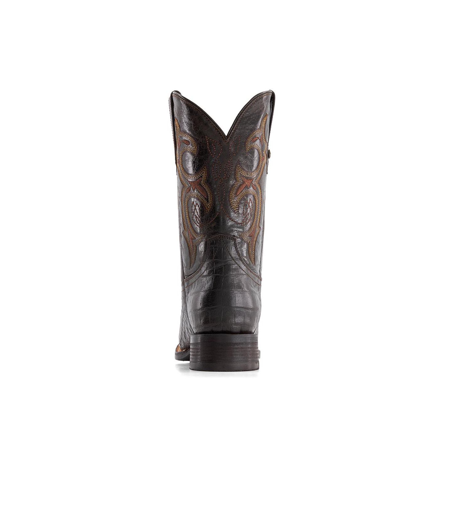 Мужские ботинки Forastero Croco Embossed Leather Cowboy, цвет: Коричневый — фото 7