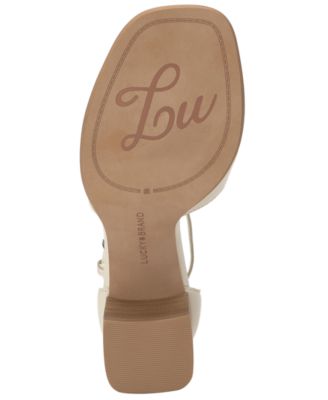 Women's Herrika Stacked Heel Crisscross Dress Sandals