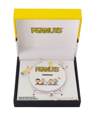 Peanuts Adjustable Bolo Charm Bracelet