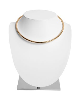 Gold-Tone Sculptural Collar Necklace