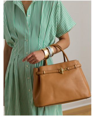 Leather Large Blaike Satchel Bag