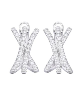 Diamond Earrings (1/2 ct. t.w.) in Sterling Silver