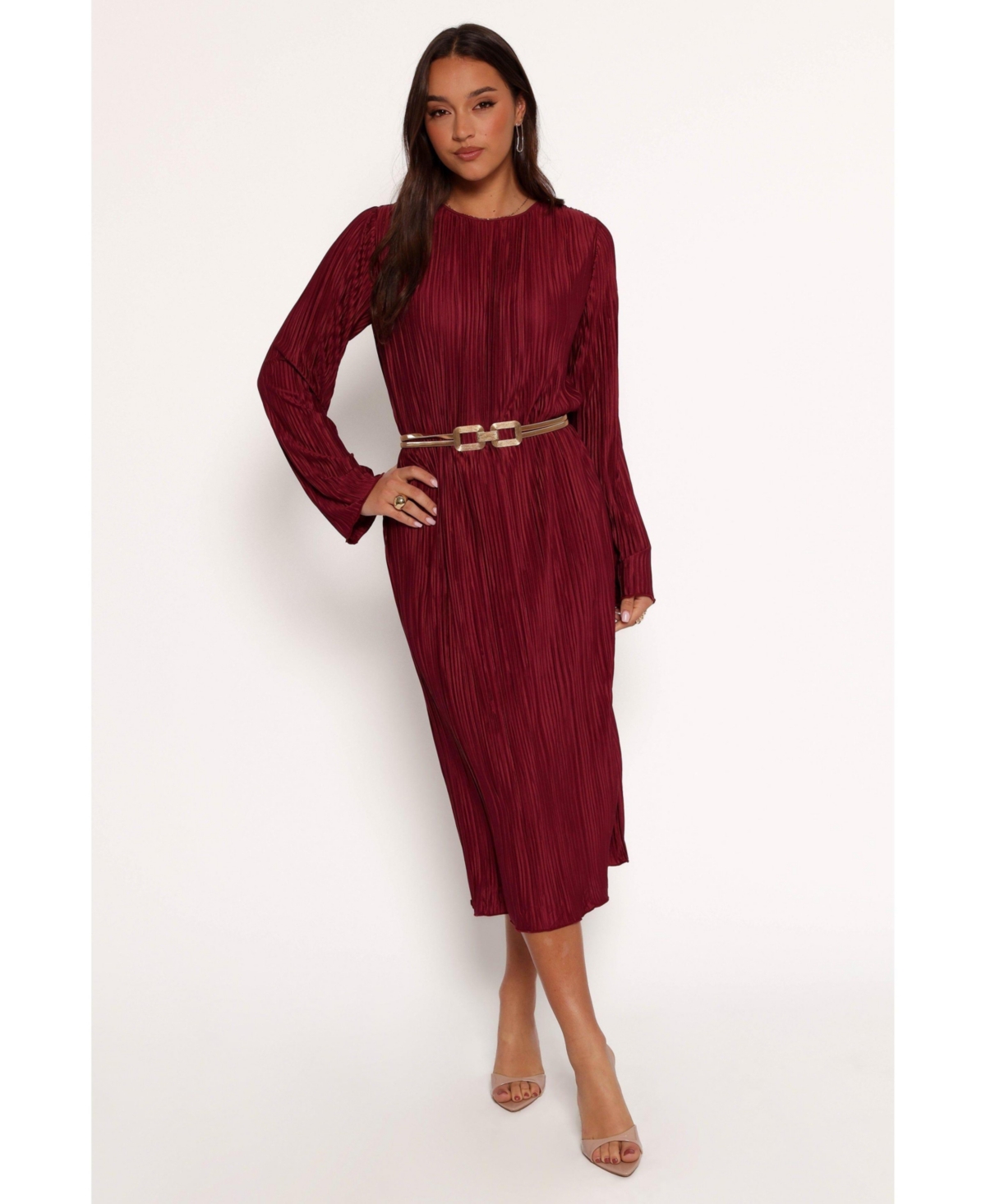 Petal and Pup Women's Tannikah Plisse Midi Dress