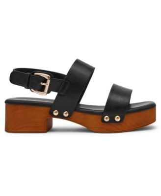 Women's Fern Platform Wooden Block Heel Sandals