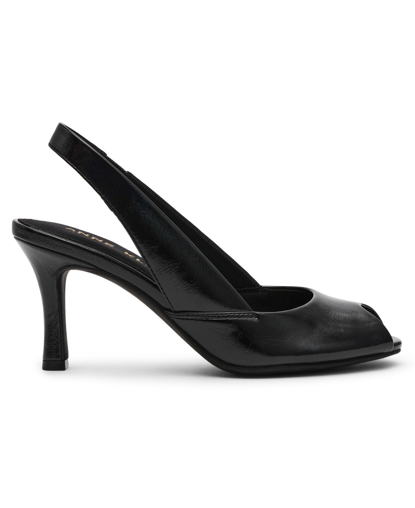 Женские туфли Anne Klein Jovi Peep Toe Slingback Pumps, цвет: Чёрный — фото 2