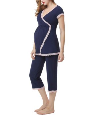 Maternity kimi + kai Nursing 2-Piece Pajama Set
