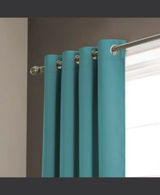 Anchorage Blackout Grommet Curtain Panel 54" x 84" Turquoise