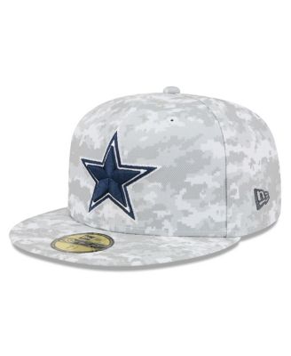 Men's White Dallas Cowboys 2025 Salute to Service Fan Pack 59FIFTY Fitted Hat