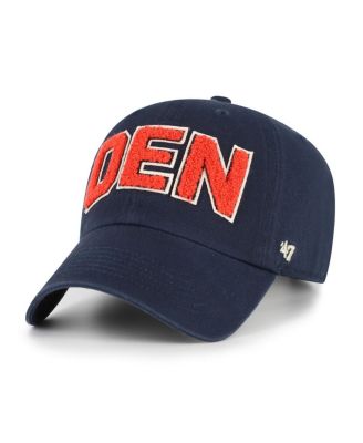 Women's Navy Denver Broncos Zoey Clean Up Adjustable Hat