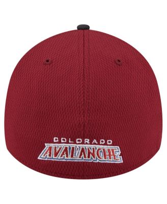 Men's Burgundy Colorado Avalanche Visor Hit 39THIRTY Flex Hat