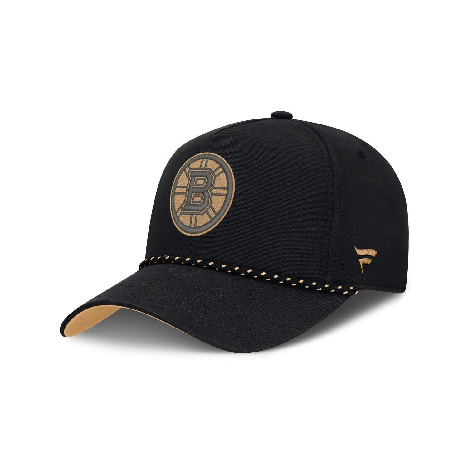 Men's Black Boston Bruins Military Appreciation Authentic Pro A-Frame Adjustable Hat