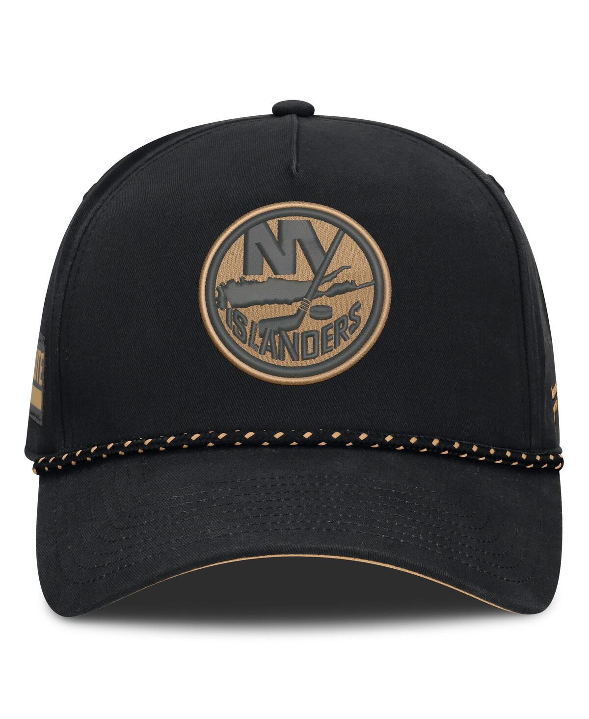 Fanatics Men's Black New York Islanders Military Appreciation Authentic Pro A-Frame Adjustable Hat