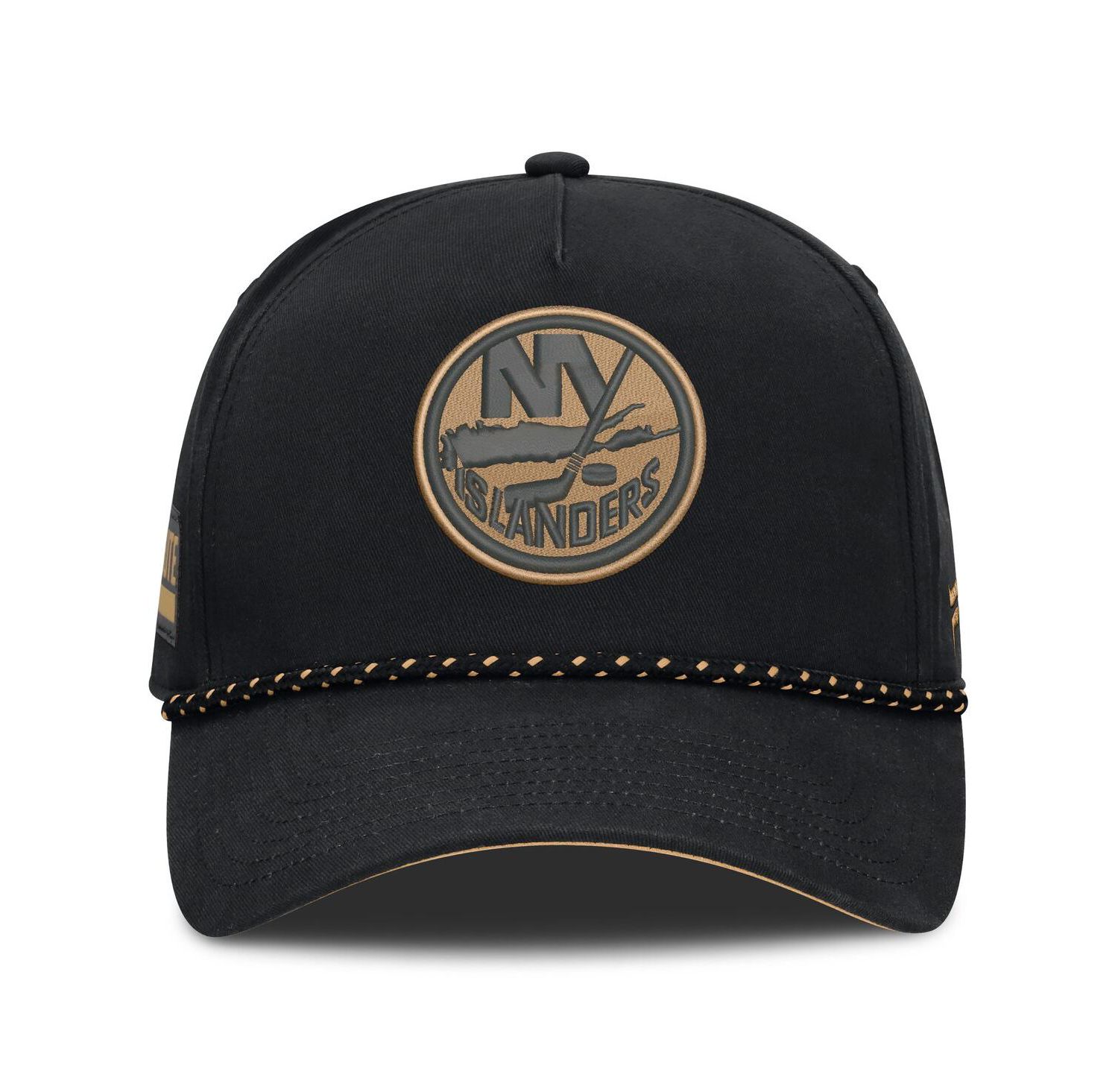 Men's Black New York Islanders Military Appreciation Authentic Pro A-Frame Adjustable Hat