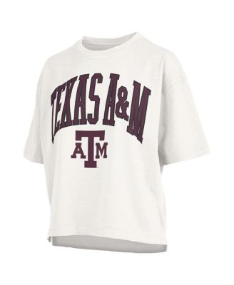Women's White Texas A&M Aggies Nelson T-Shirt