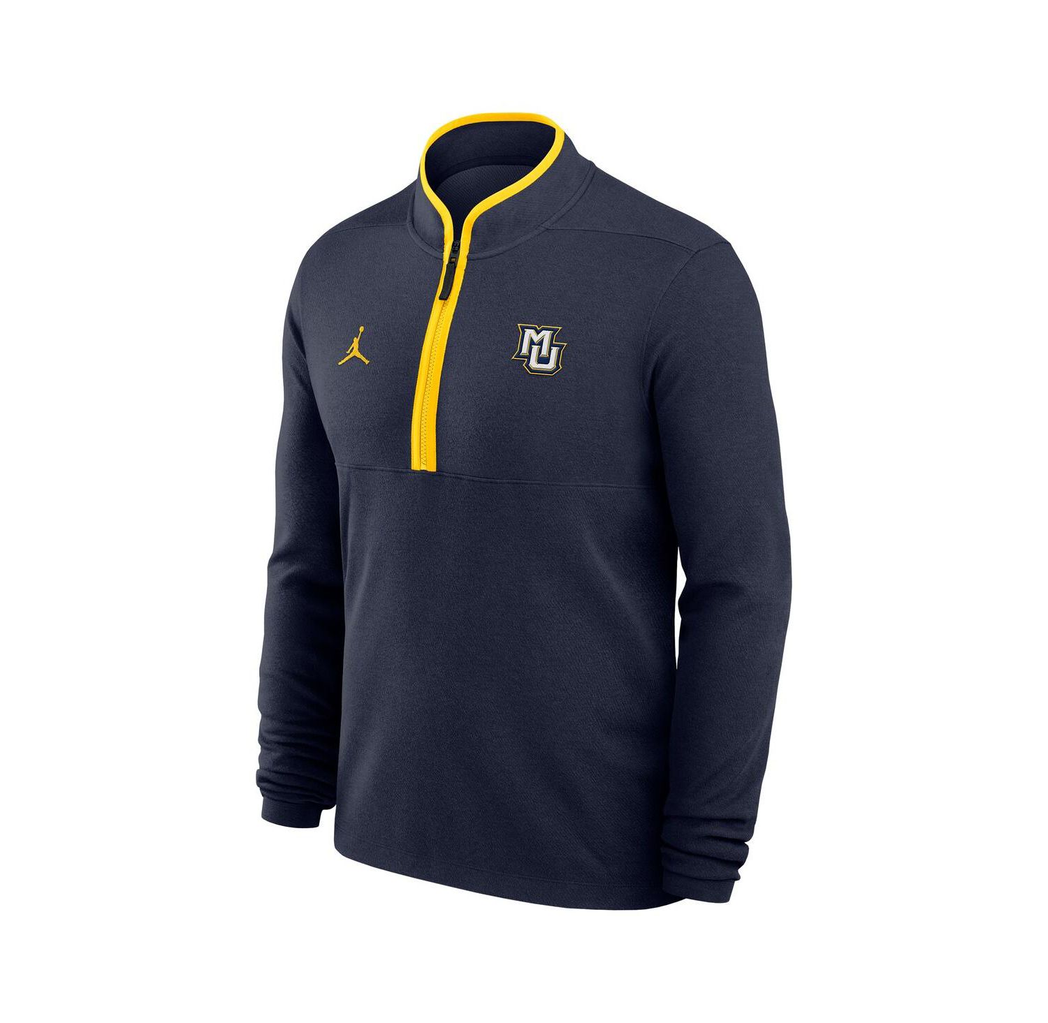 Men's Blue Marquette Golden Eagles Victory Dri-FIT Half-Zip Pullover Sweatshirt