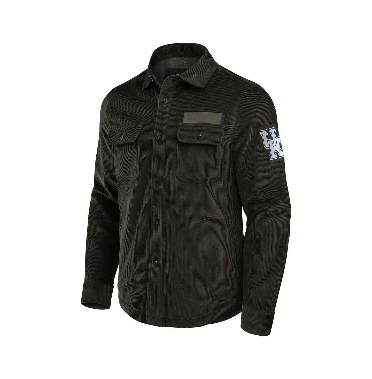 Мужская куртка Fanatics Olive Kentucky Wildcats Corduroy Full-Button — фото 4
