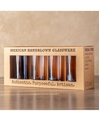 Handblown Glasses Highball - Set of 4