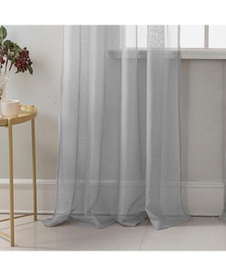 RT Designer Collection Celine Sheer Luxurious Modern Curtain Panel