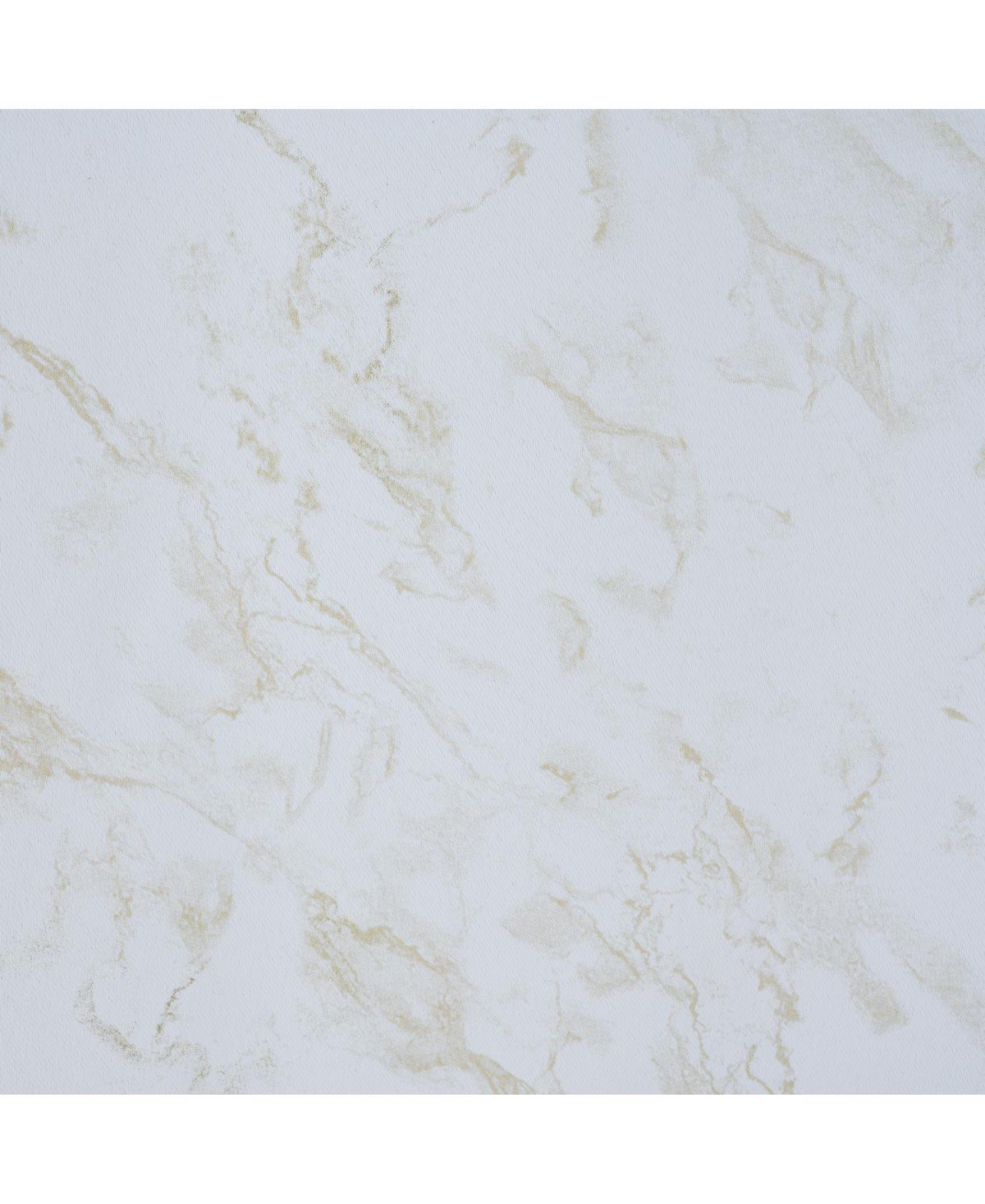 Rt Designer Collection Heidi Halo Foil Blackout Luxurious Decorative Grommet Curtain Panel 54" x 90" White