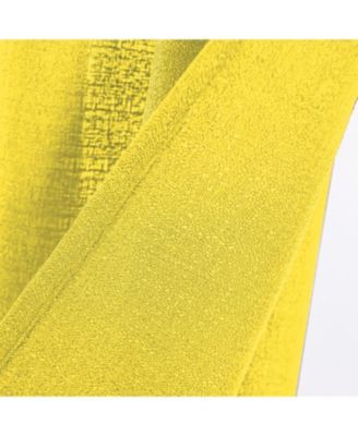 Cole Textured Grommet Room Darkening Curtain Panel 54" x 84" Yellow