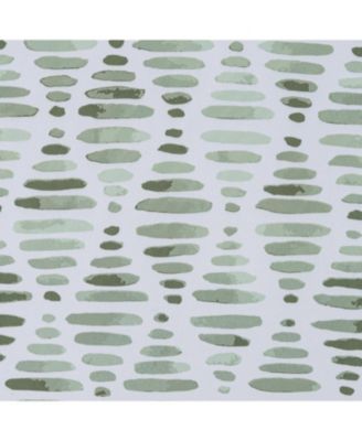RT Designer Collection Justice Printed Blackout Luxurious Decorative Grommet Curtain Panel 54" x Sage