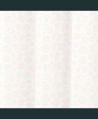 RT Designer Collection Jasper Lurex Jacquard 2 Pack Grommet Curtain Panel 36" x 84" White