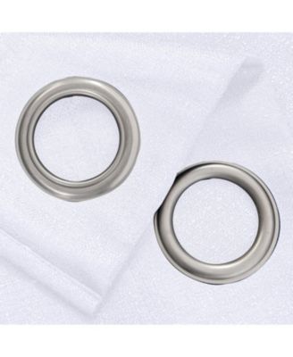 Cole Textured Grommet Room Darkening Curtain Panel 54" x 84" White