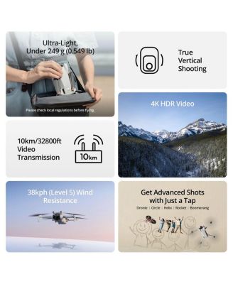 Mini 3 Drone with RC Remote Controller