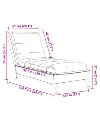 Chaise Lounge Blue Fabric (100% polyester), Plywood, Chromed Steel