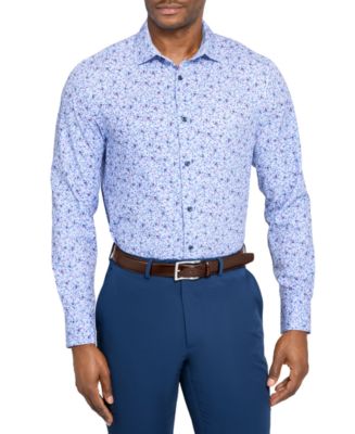 ConStruct Men's Floral-Print Dress Shirt - Macy's