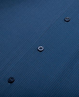 Men's Solid Slim-Fit Dress Shirt