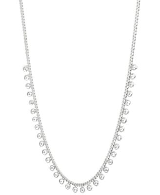 Primavera Sterling Silver Cubic Zirconia Necklace