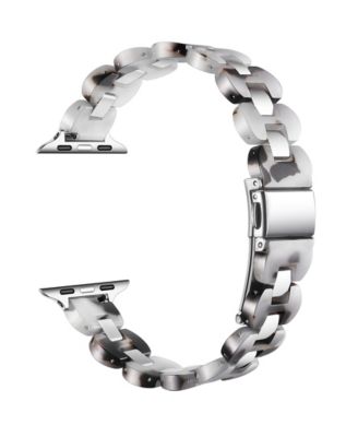 Women's Aria Scalloped Resin Stainless Steel Band for Apple Watch