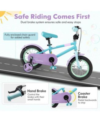 12-Inch Kids Bike with Adjustable Handlebar and Saddle