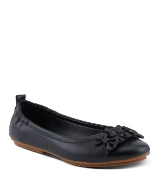 Women’s Bow Detail and Scrunch Back Ballay Ballet Flats
