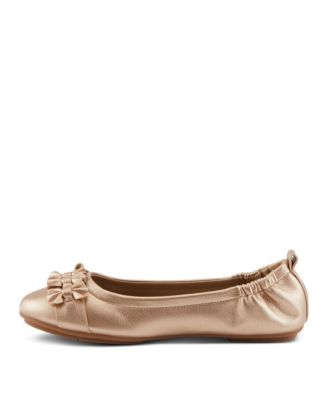 Women’s Bow Detail and Scrunch Back Ballay Ballet Flats
