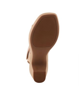 Women's YADIEL Crystal Strap Low Block Heel Sandals