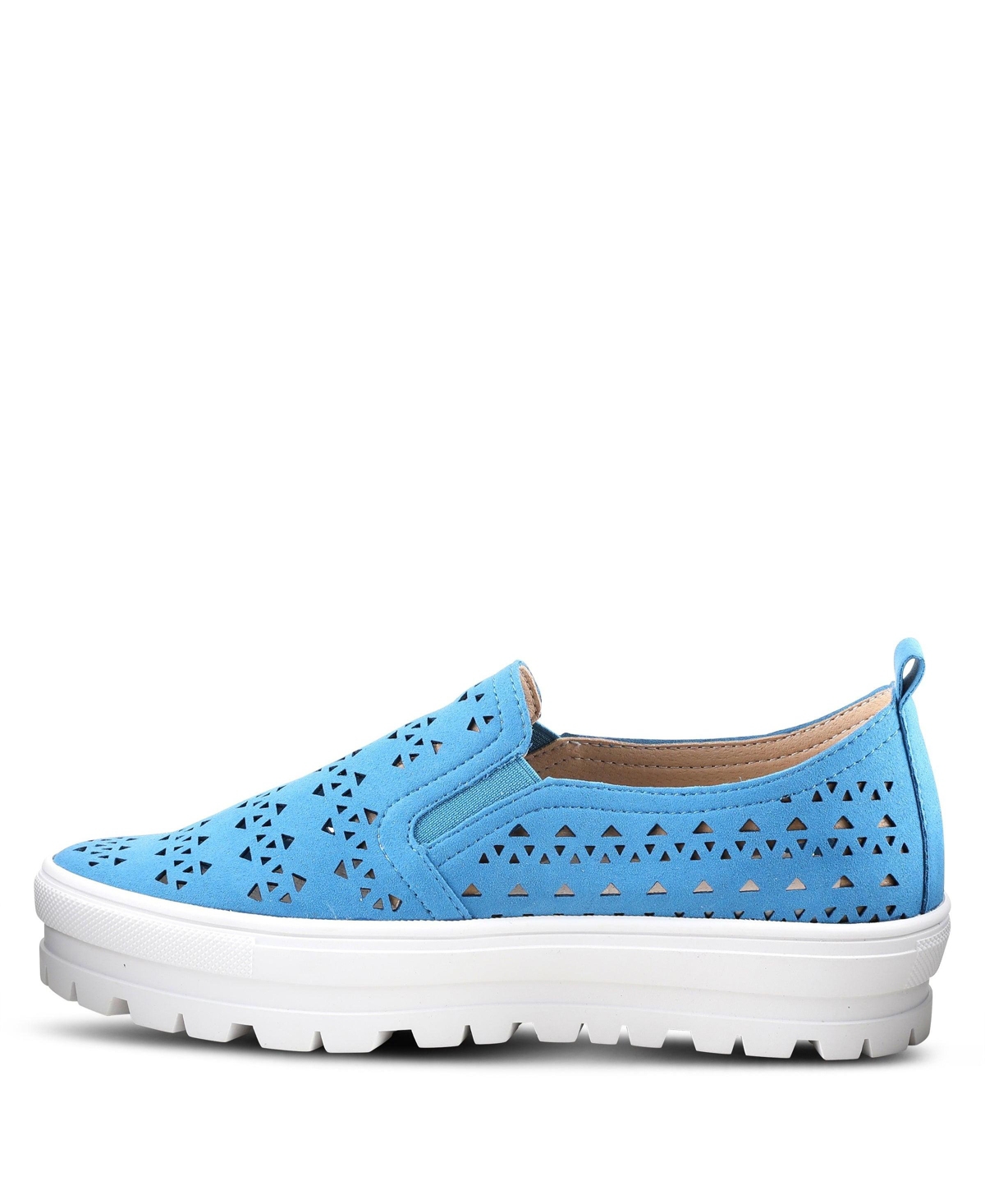 Patrizia Women's Angelita Geometric Cutout Slip-On Platform Athleisure Shoes