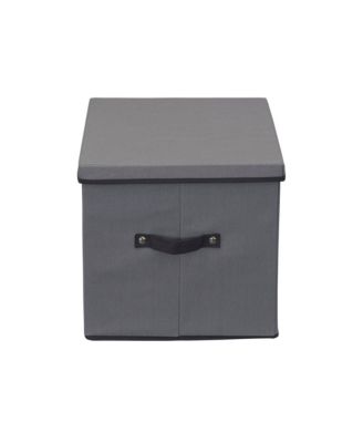 Tall Wine and Bottle Storage Chest, Gray