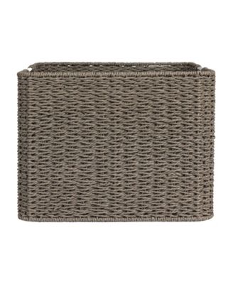 Square Wicker Basket, Natural