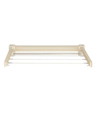 Metal and Plastic Wall Mount Telescoping Drying Rack