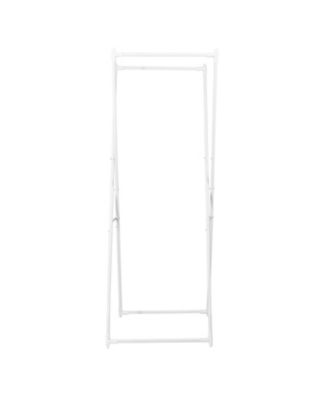 Valet Folding Clothes Rack, White